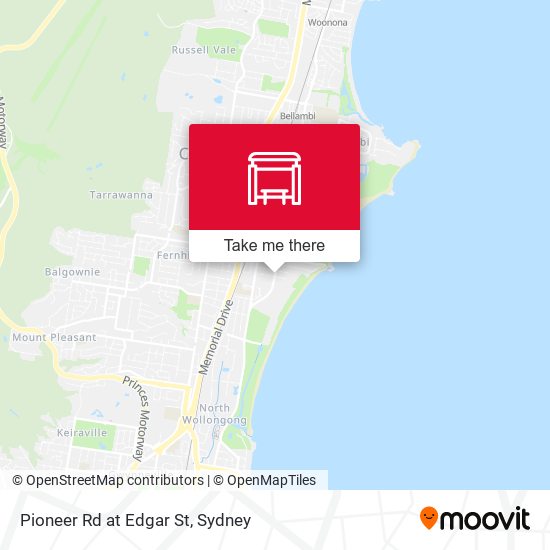 Pioneer Rd at Edgar St map