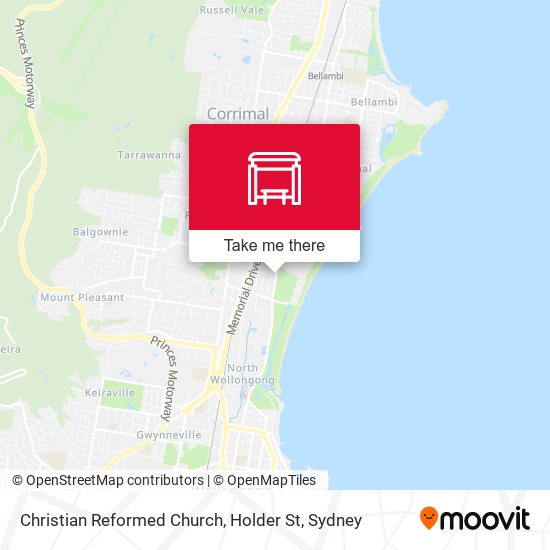 Christian Reformed Church, Holder St map