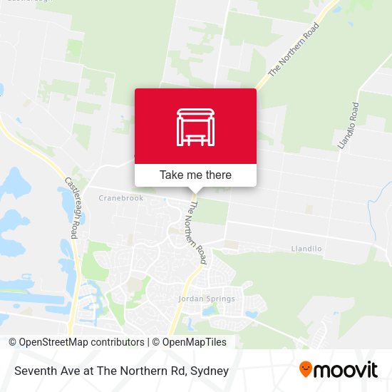 Seventh Ave at The Northern Rd map