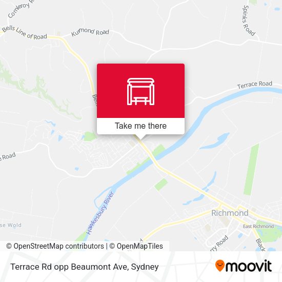 Terrace Rd opp Beaumont Ave map