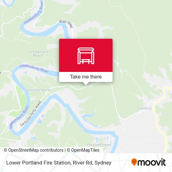 Lower Portland Fire Station, River Rd map