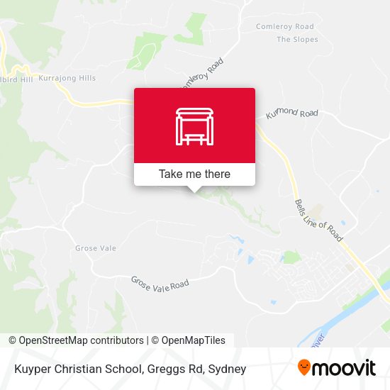 Kuyper Christian School, Greggs Rd map