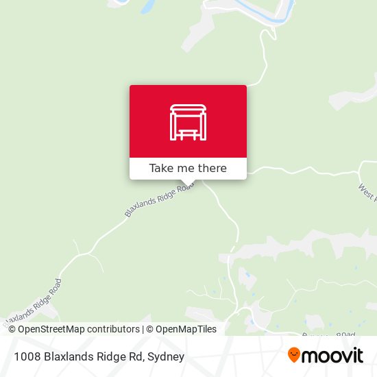 1008 Blaxlands Ridge Rd map