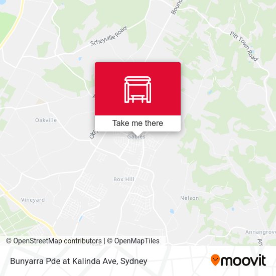 Bunyarra Pde at Kalinda Ave map