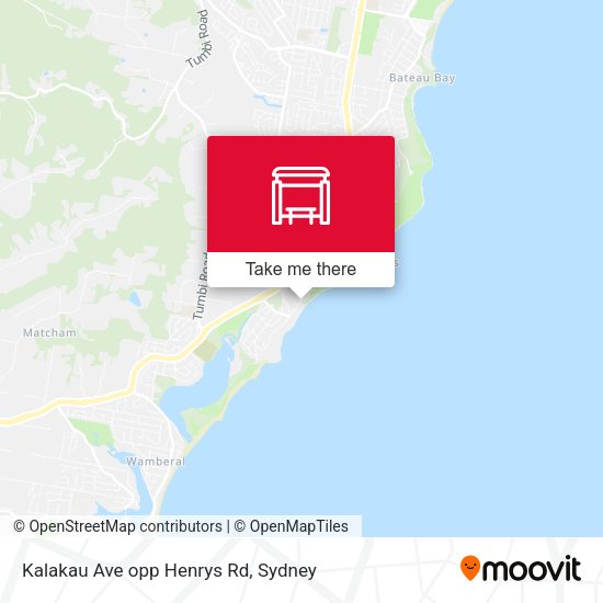 Kalakau Ave opp Henrys Rd map