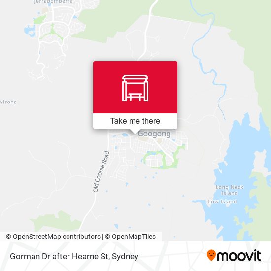 Gorman Dr after Hearne St map