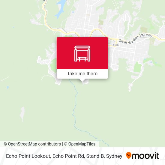 Echo Point Lookout, Echo Point Rd, Stand B map