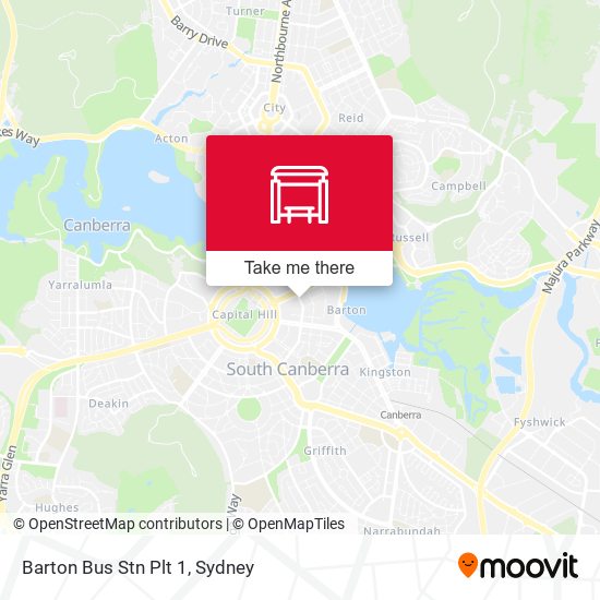 Barton Bus Stn Plt 1 map
