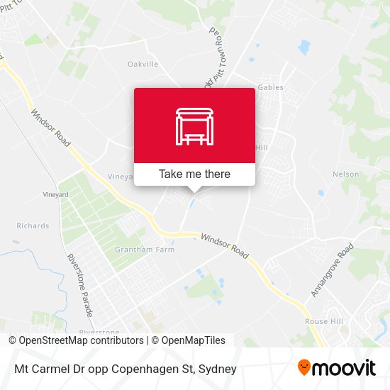 Mt Carmel Dr opp Copenhagen St map