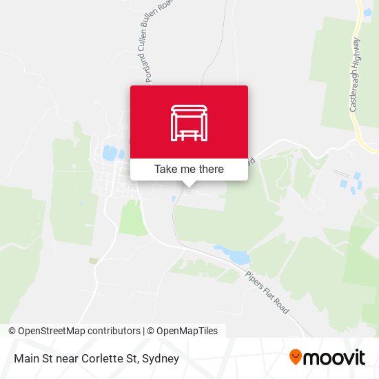 Main St near Corlette St map