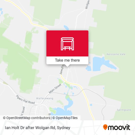 Ian Holt Dr after Wolgan Rd map