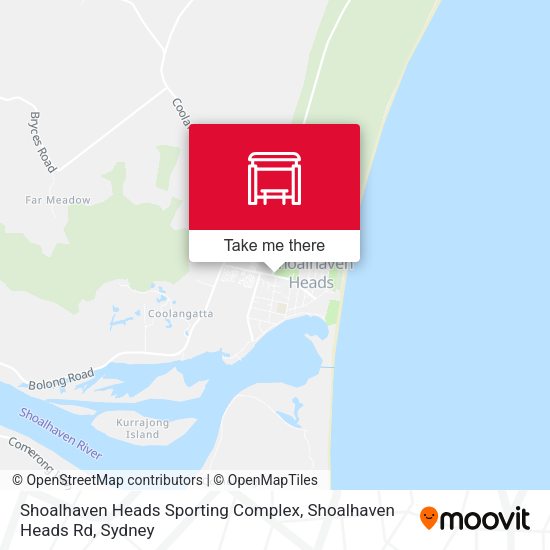 Shoalhaven Heads Sporting Complex, Shoalhaven Heads Rd map