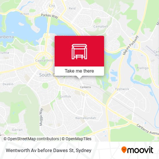 Wentworth Av before Dawes St map