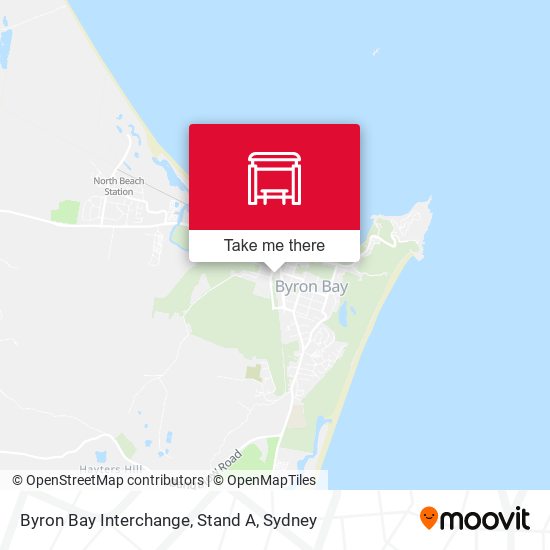 Byron Bay Interchange, Stand A map