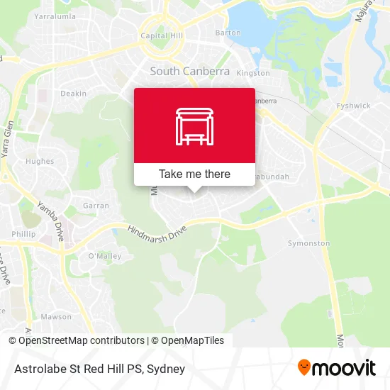 Astrolabe St Red Hill PS map