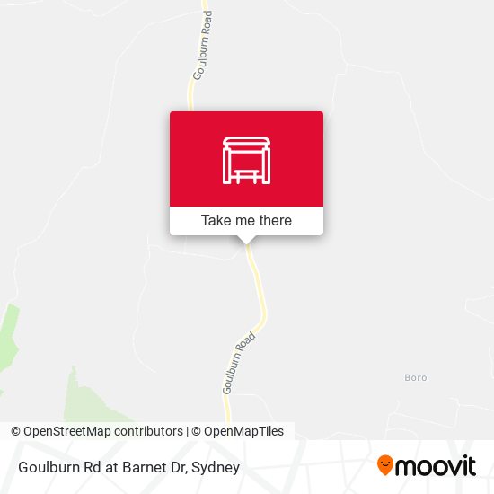 Goulburn Rd at Barnet Dr map