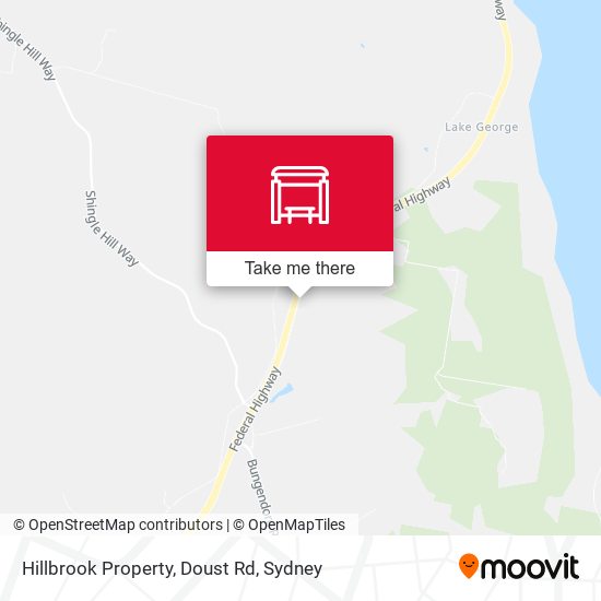 Hillbrook Property, Doust Rd map