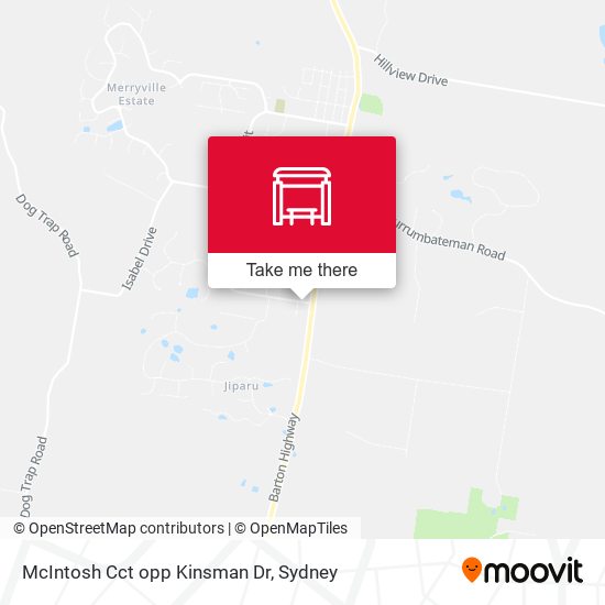 McIntosh Cct opp Kinsman Dr map