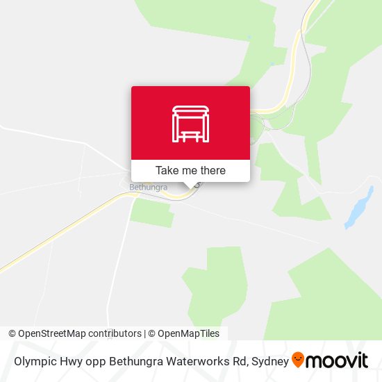 Olympic Hwy opp Bethungra Waterworks Rd map
