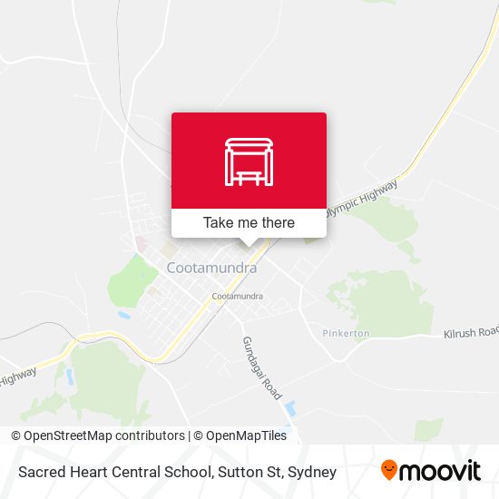 Sacred Heart Central School, Sutton St map