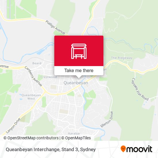 Queanbeyan Interchange, Stand 3 map