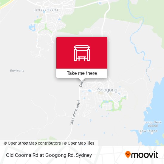 Old Cooma Rd at Googong Rd map