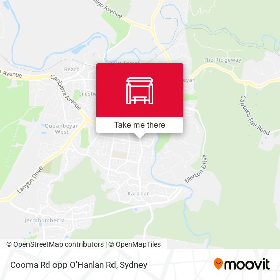 Cooma Rd opp O'Hanlan Rd map