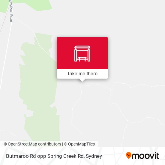 Butmaroo Rd opp Spring Creek Rd map