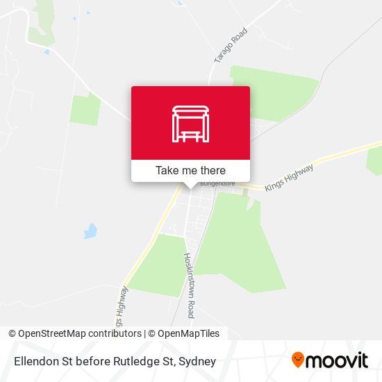 Ellendon St before Rutledge St map