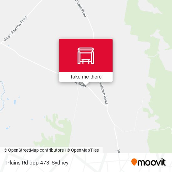 Plains Rd opp 473 map
