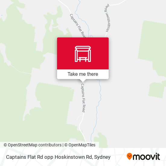 Captains Flat Rd opp Hoskinstown Rd map