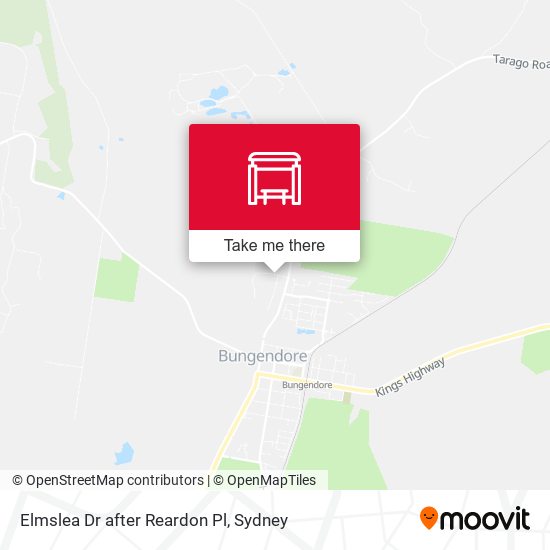Elmslea Dr after Reardon Pl map