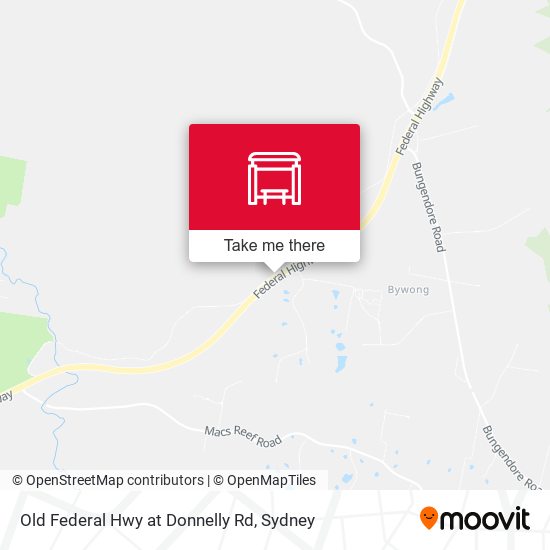 Old Federal Hwy at Donnelly Rd map