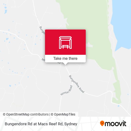 Bungendore Rd at Macs Reef Rd map
