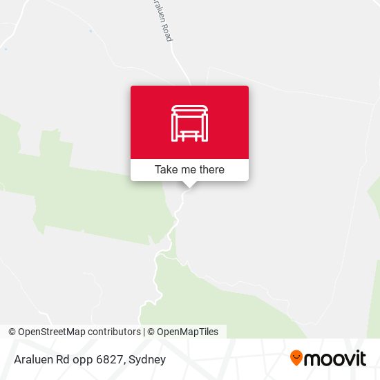 Araluen Rd opp 6827 map