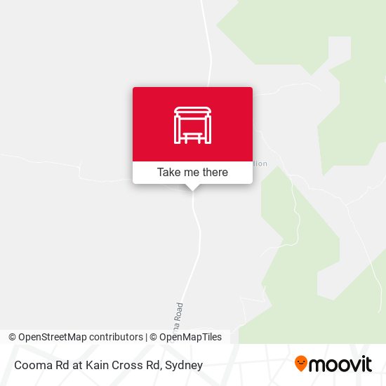 Cooma Rd at Kain Cross Rd map