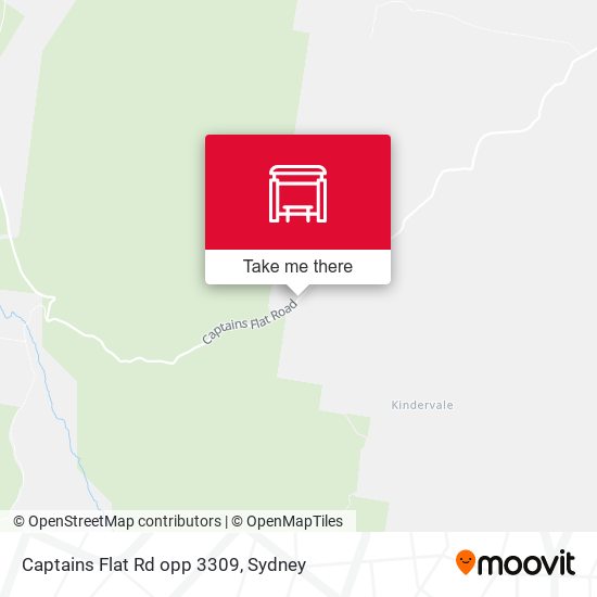 Captains Flat Rd opp 3309 map