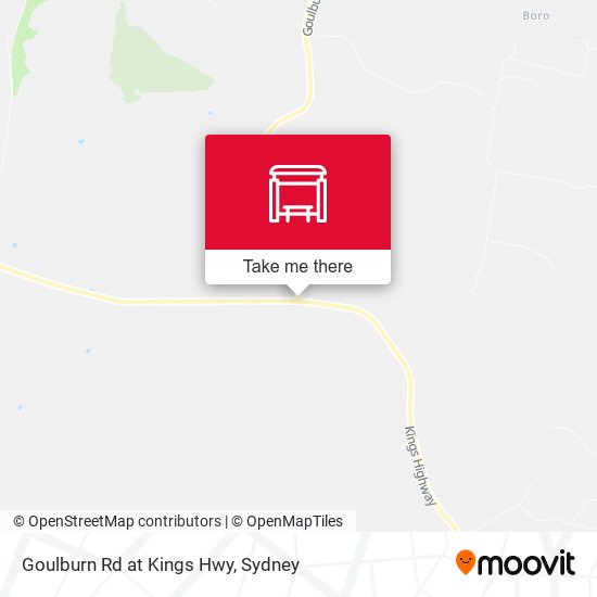 Goulburn Rd at Kings Hwy map