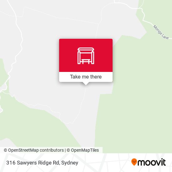 316 Sawyers Ridge Rd map