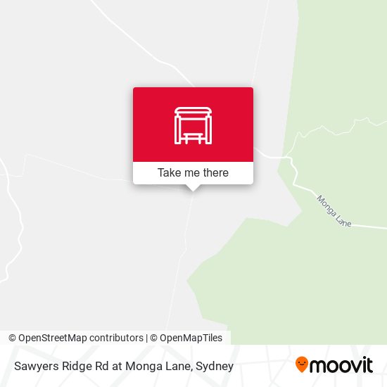 Sawyers Ridge Rd at Monga Lane map