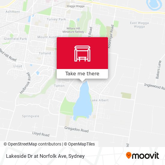 Lakeside Dr at Norfolk Ave map