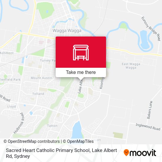 Sacred Heart Catholic Primary School, Lake Albert Rd map