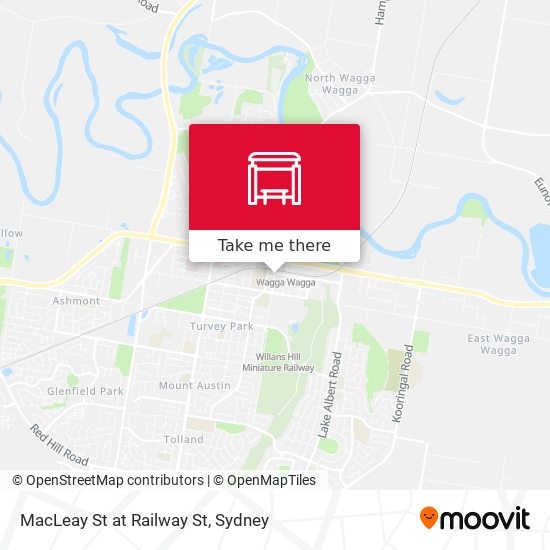 Mapa MacLeay St at Railway St