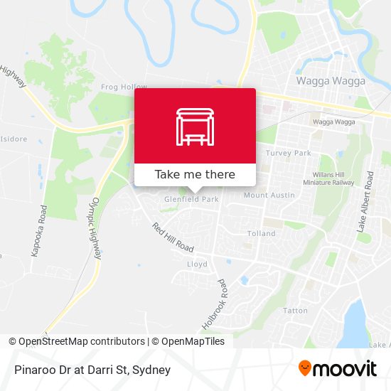 Pinaroo Dr at Darri St map