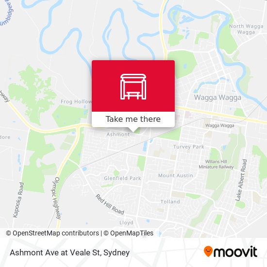Ashmont Ave at Veale St map