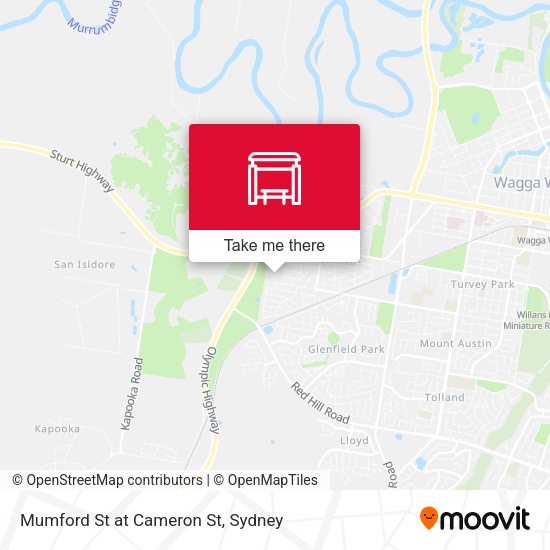 Mumford St at Cameron St map