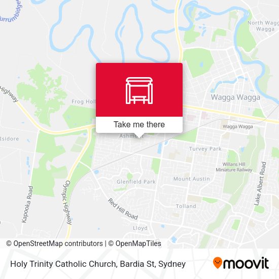 Holy Trinity Catholic Church, Bardia St map