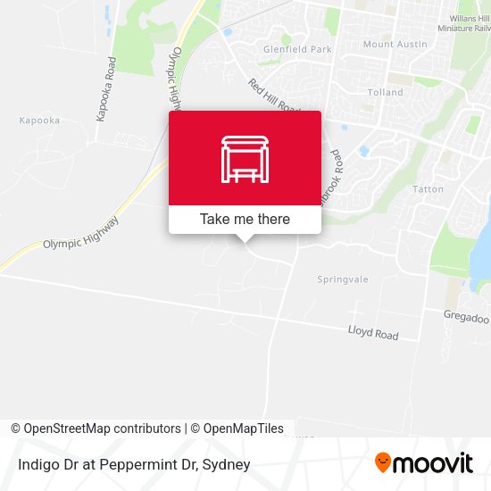 Indigo Dr at Peppermint Dr map