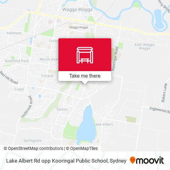 Lake Albert Rd opp Kooringal Public School map