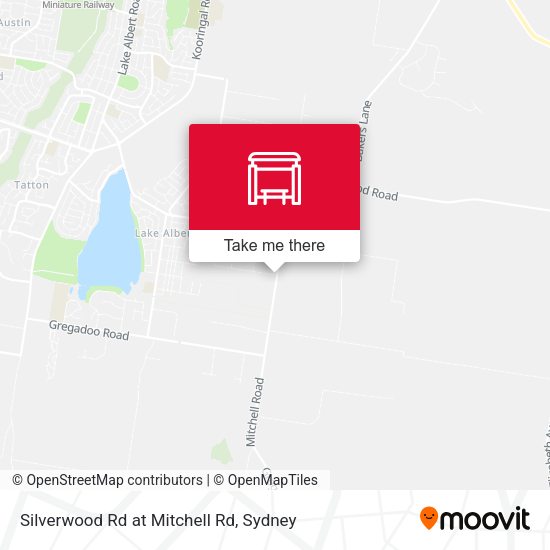 Silverwood Rd at Mitchell Rd map